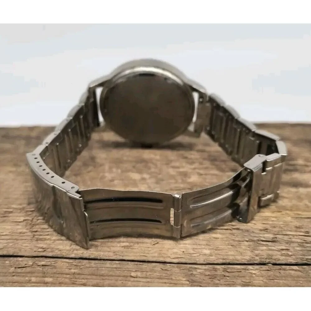 Large 46mm Beverly Hills Polo Club Men's Watch Stainless Steel